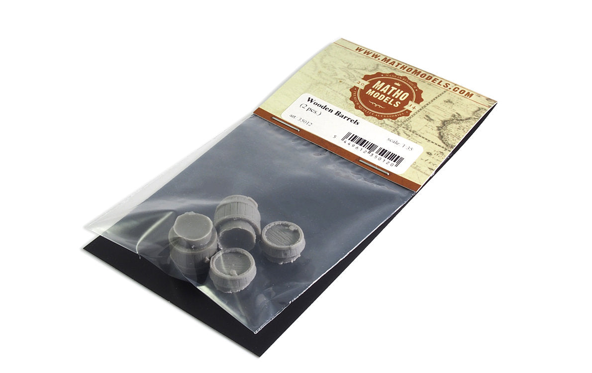 Matho 1/35 Wooden Barrels (2 pcs.)