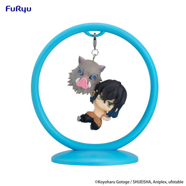 FURYU Corporation Demon Slayer: Kimetsu no Yaiba Trapeze Figure -Hashibira Inosuke- | 4582655070349