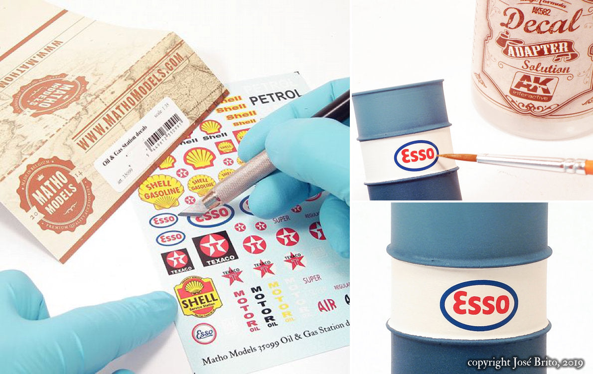 Matho 1/35 Oil & Gas Station decals