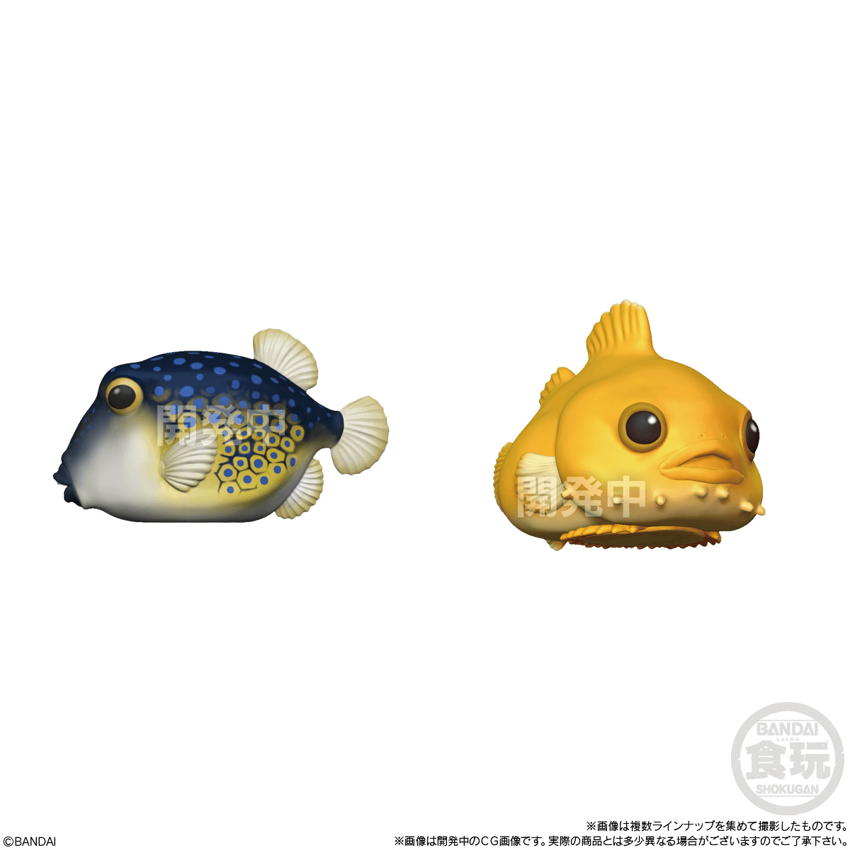 Glossy Tenori Friends - Amphibians & Sea Creatures (Open Box/12), Bandai Shokugan Tenori Friends