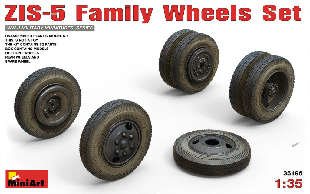 MiniArt ZIS-5 Family Wheels Set (1/35) | 4820183310316