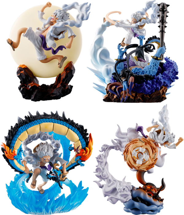 MegaHouse Pettitrama series LOGBOX RE BIRTH ONE PIECE Gear Five Special(4975430518103)(4975430518103)