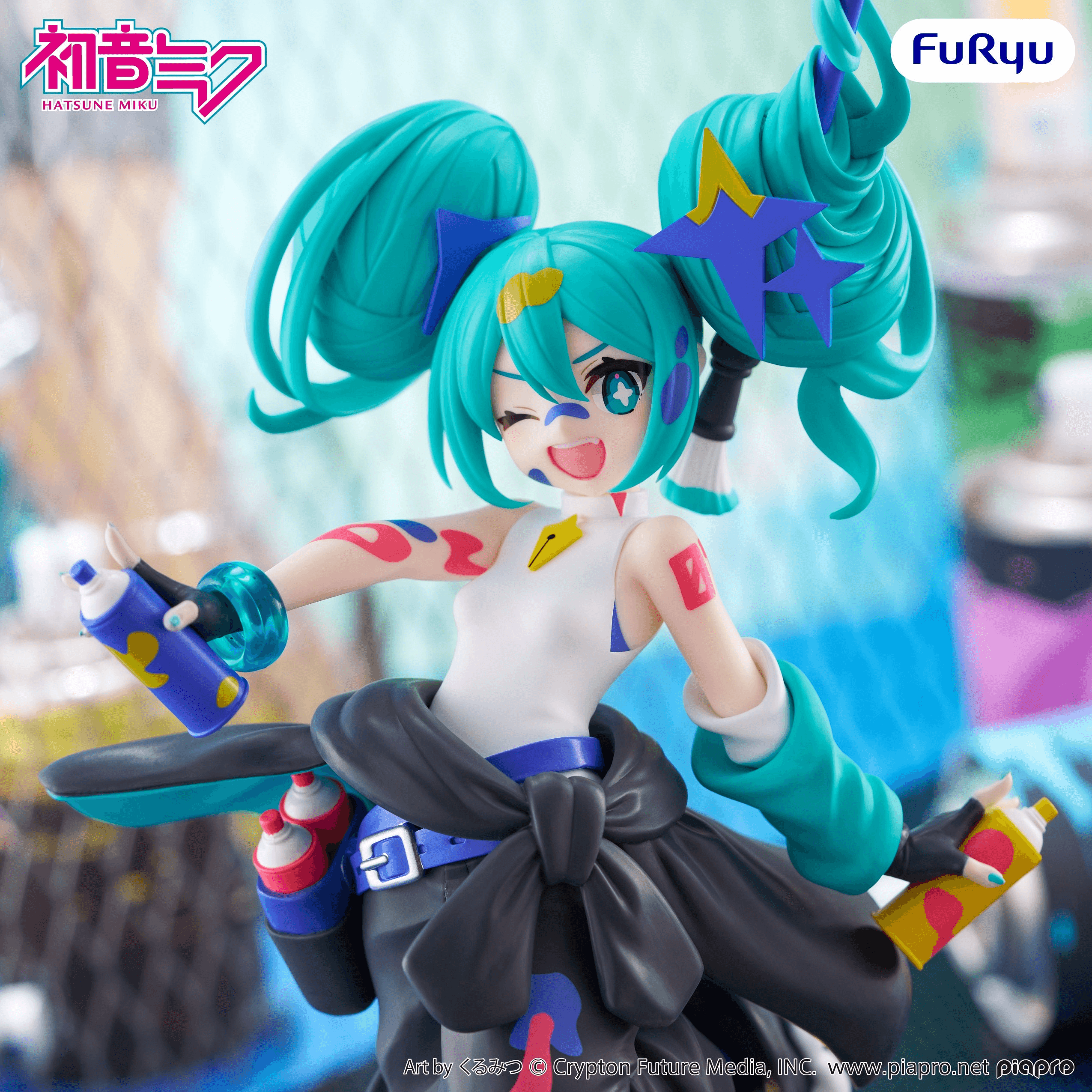 Hatsune Miku Muchute Figure -Paint Girl Another Color ver.- | 4571623512974