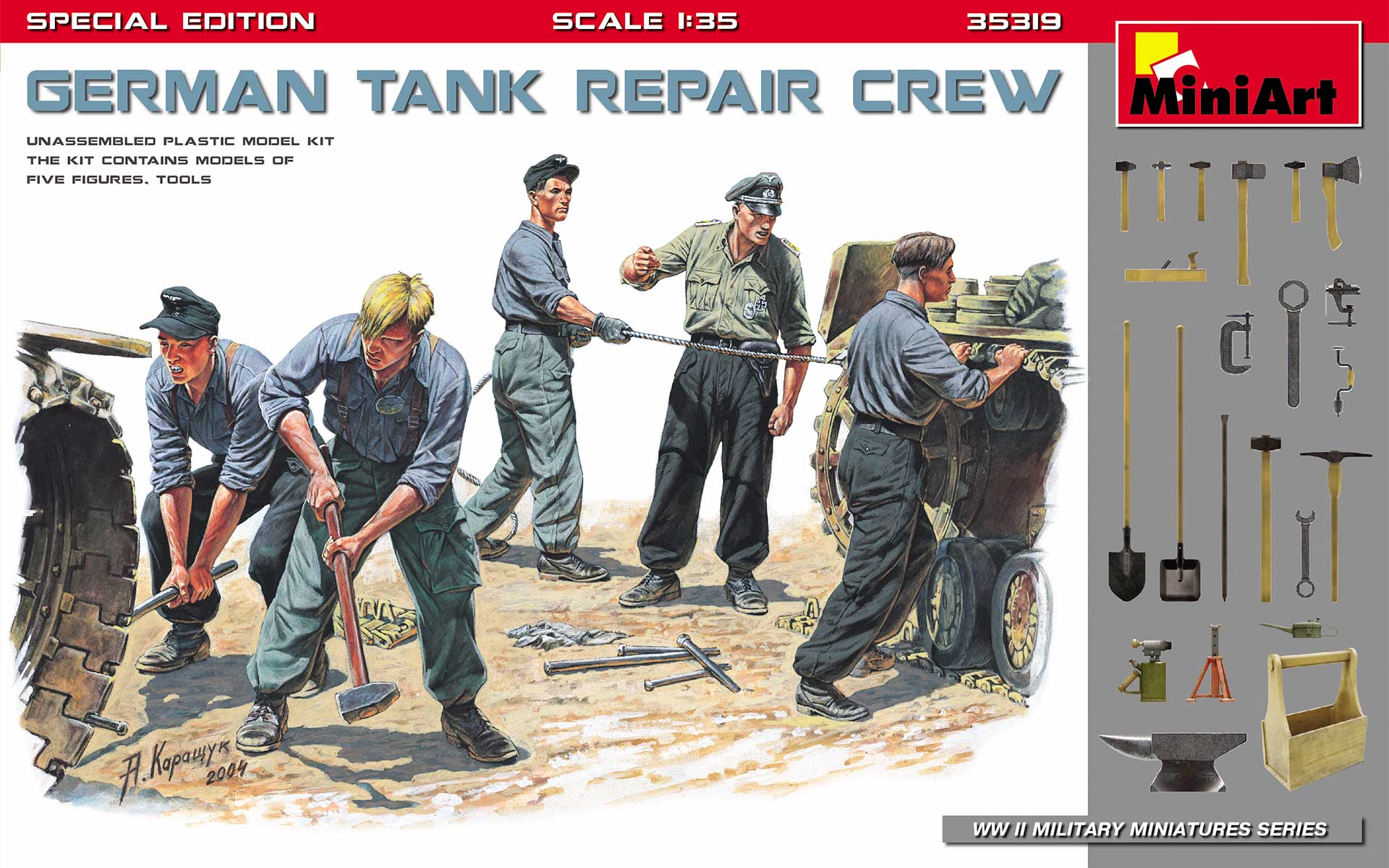 MiniArt 'German Tank Repair Crew. Special Edition' | 4820183312259
