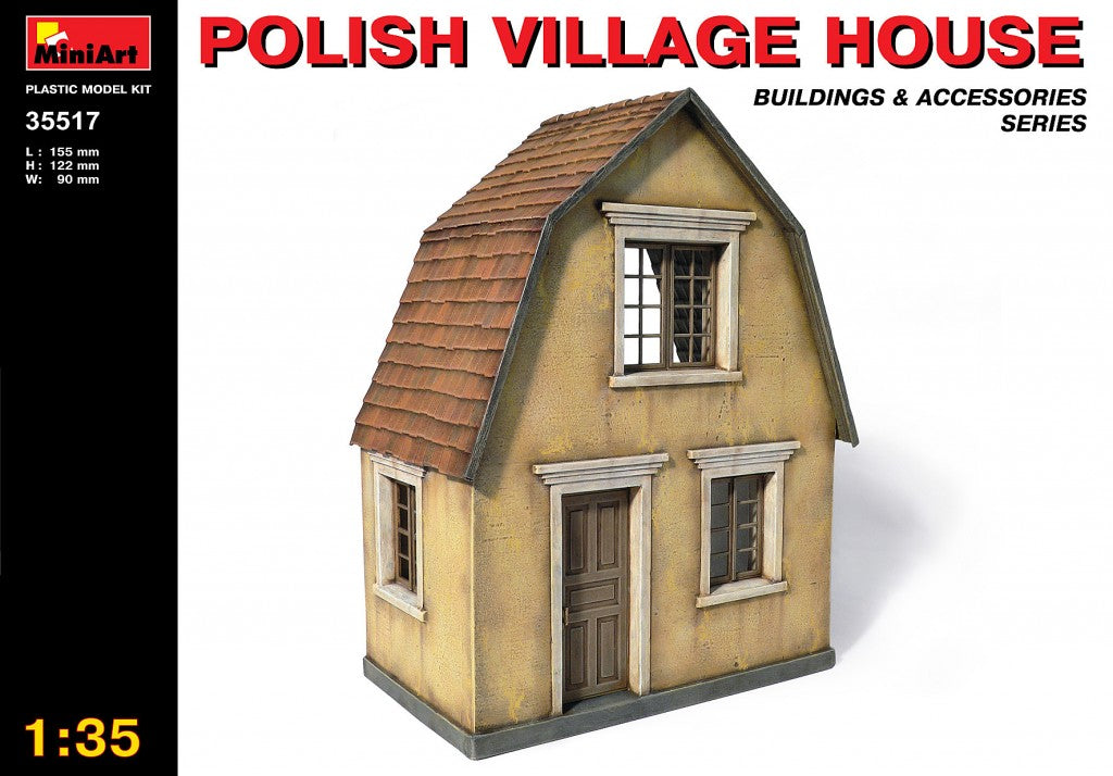 MiniArt Polish Village House (1/35) | 4820041101407
