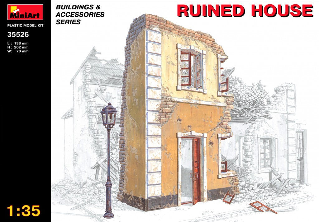 MiniArt 1/35 Ruined House | 4820041101247