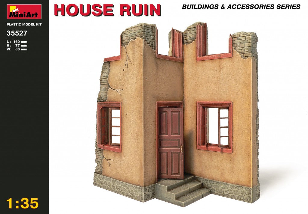 MiniArt 1/35 House Ruin | 4820041101308