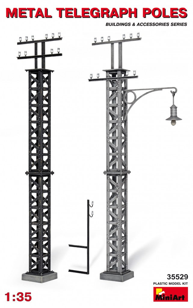 MiniArt 1/35 Metal Telegraph Poles | 4820041101674