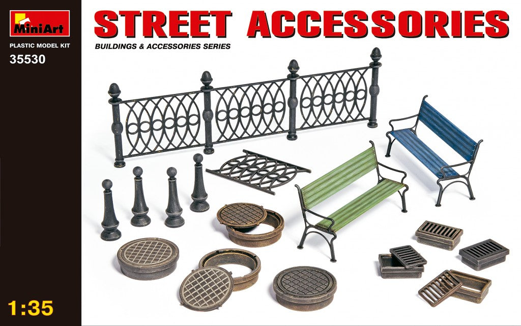 MiniArt Street Accessories (1/35) | 4820041101711