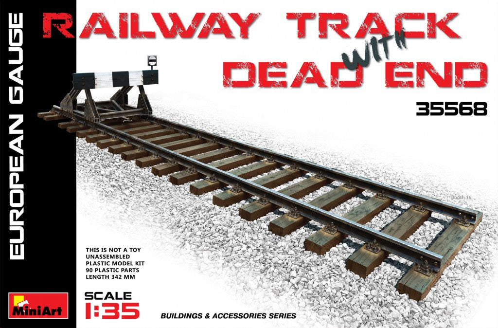 MiniArt Railway Track & Dead End (European Gauge) (1/35) | 4820183310460