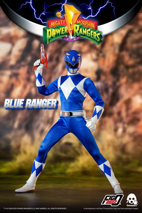 Three Zero Mighty Morphin Power Rangers - FigZero 1/6 Blue Ranger | 4897056203174