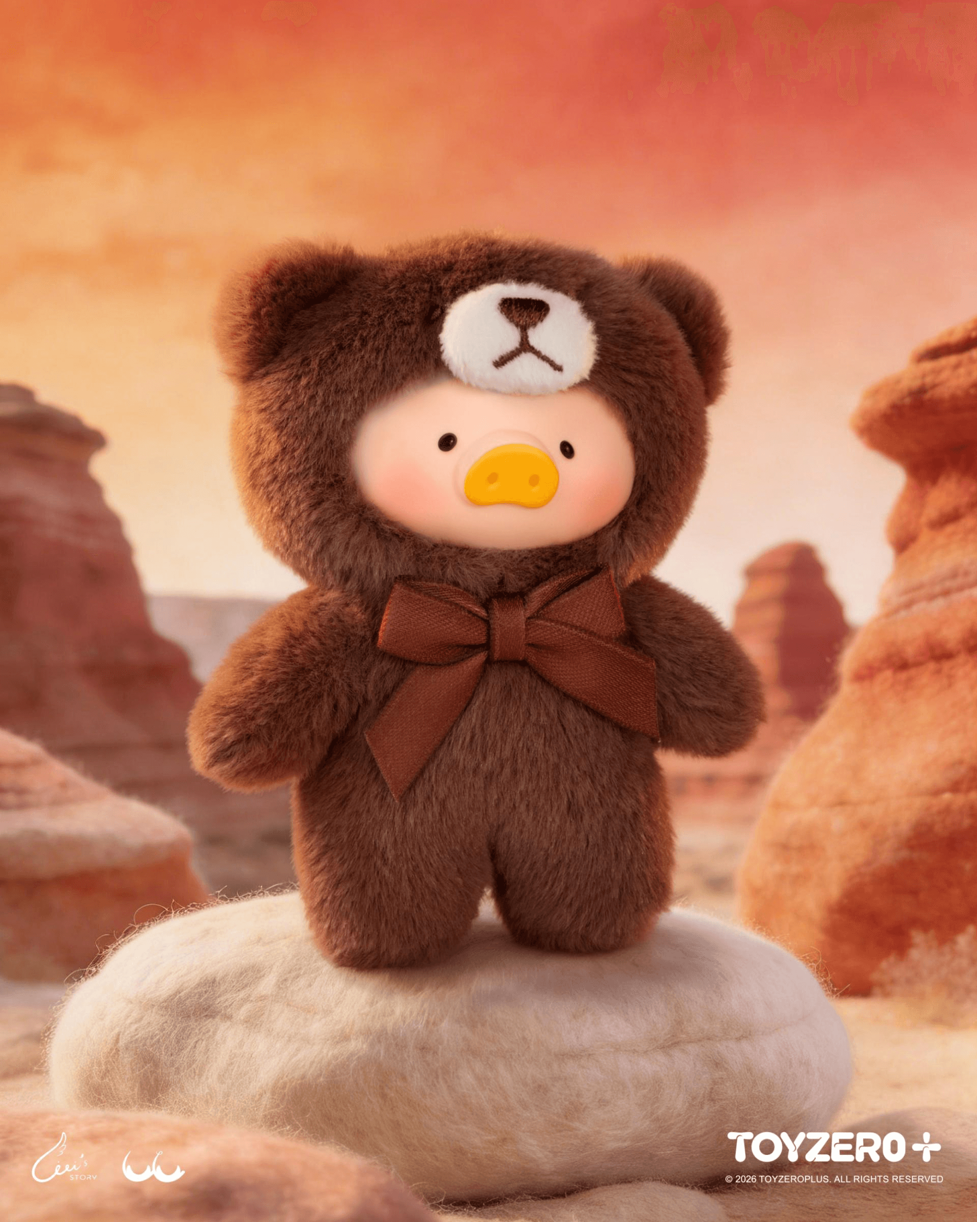 LuLu the Piggy - Teddy Mini's Whispers of Nature Series Plush Phone Charm Blindbox (Box of 12)(6978531762312)