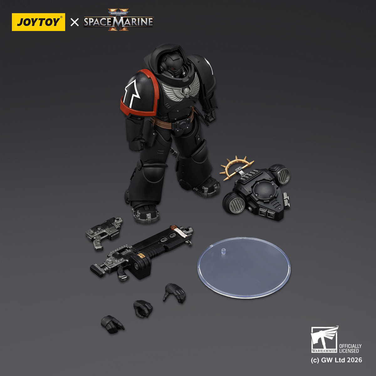Game Edition Raven Guard Heavy Intercessor with Heavy Bolt Rifle and Bolt Pistol | 6927054403707