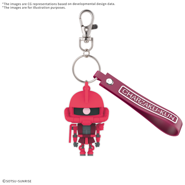 CHARZAKU-KUN 3D RUBBER MASCOT KEYCHAIN | 4573102683823