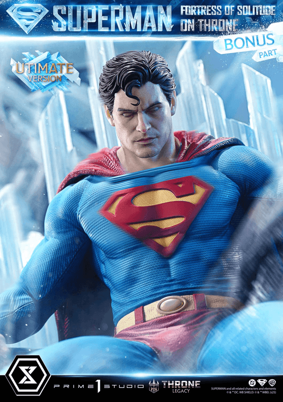 Prime 1 Studio Throne Legacy Superman (Comics) Superman Fortress of Solitude on Throne (Design by Gabriele Dell'Otto) Ultimate Bonus Version | 4582647122162