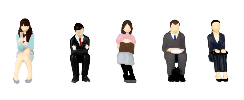 1/80 Scale super minifigure series9 That Day's Office Worker Set 2 | 4582362383176