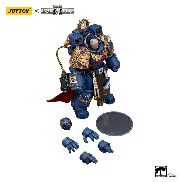 JOYTOY Ultramarines Marneus Calgar, Chapter Master with MKX Gravis Armour and Gauntlets of Ultramar | 6927054401338