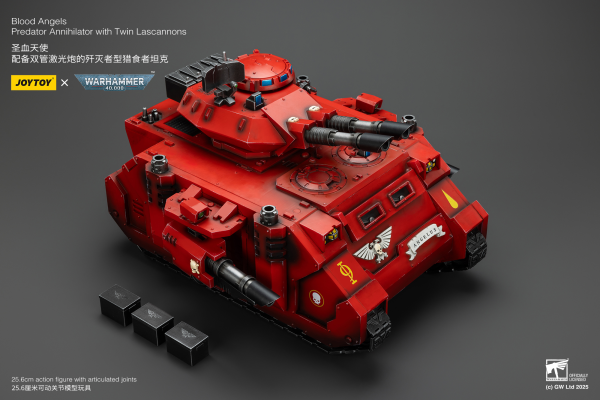 JOYTOY Blood Angels Predator Annihilator with Twin Lascannons | 6927054401499