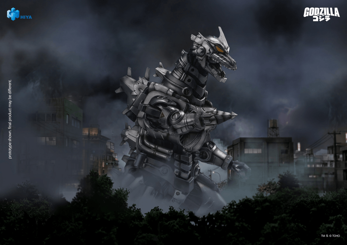 HIYA Exquisite Basic Series None Scale 7.7 Inch Godzilla Tokyo S.O.S. 2003 Mechagodzilla Heavy Arms / High Mobility Version Action Figure