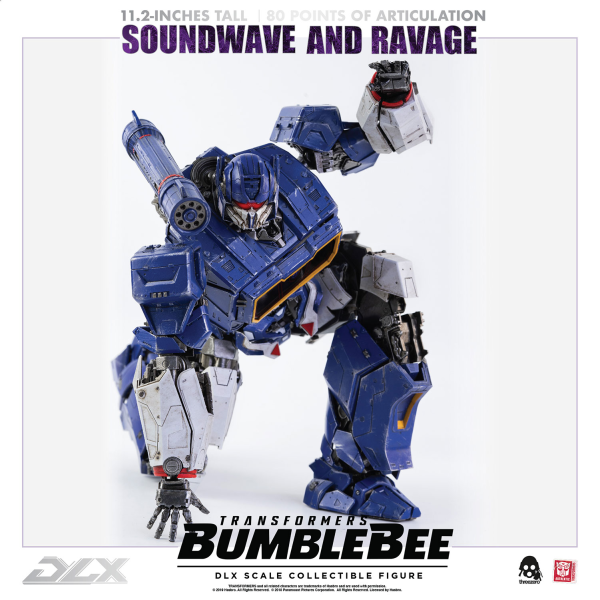Three Zero Transformers: Bumblebee - DLX Soundwave and Ravage | 4897056202627