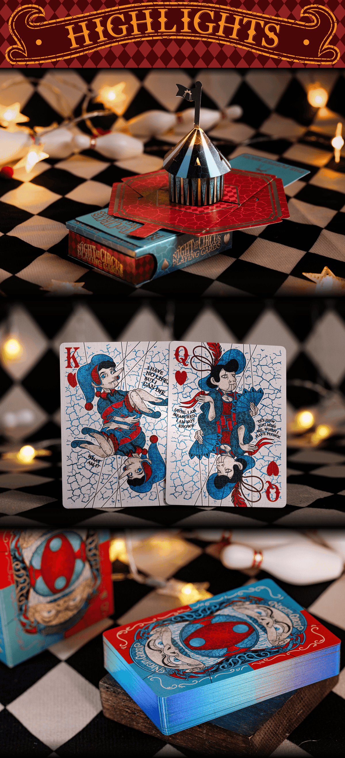 Night at Circus Playing Cards - Collector's Set