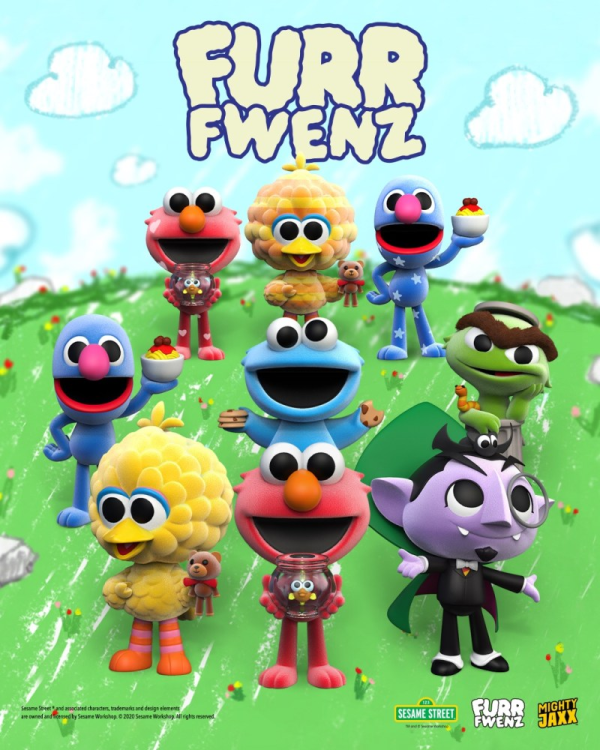 Mighty Jaxx Furr Fwenz: Sesame Street | 641489936390
