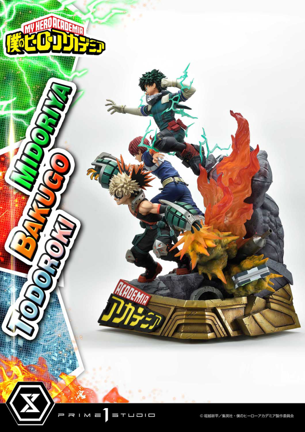 Prime 1 Studio Ultimate Premium Masterline My Hero Academia Midoriya, Bakugo & Todoroki | 4582535945798