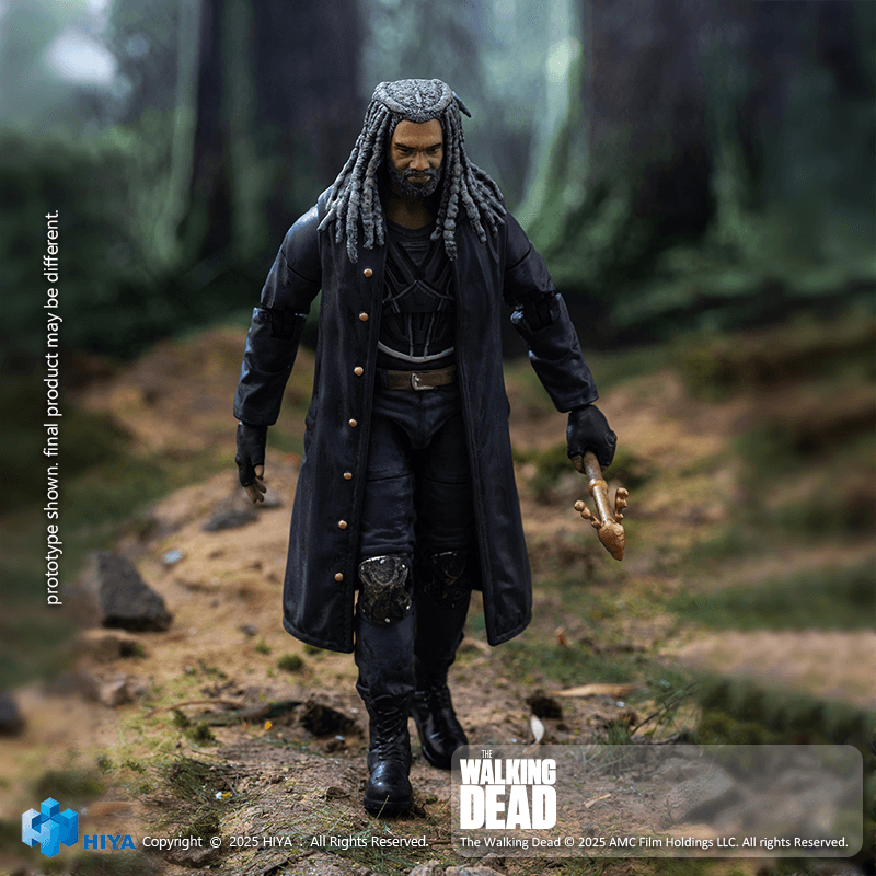 HIYA Exquisite Mini Series 118 Scale 4 Inch The Walking Dead Ezekiel Action Figure | 6957534204890