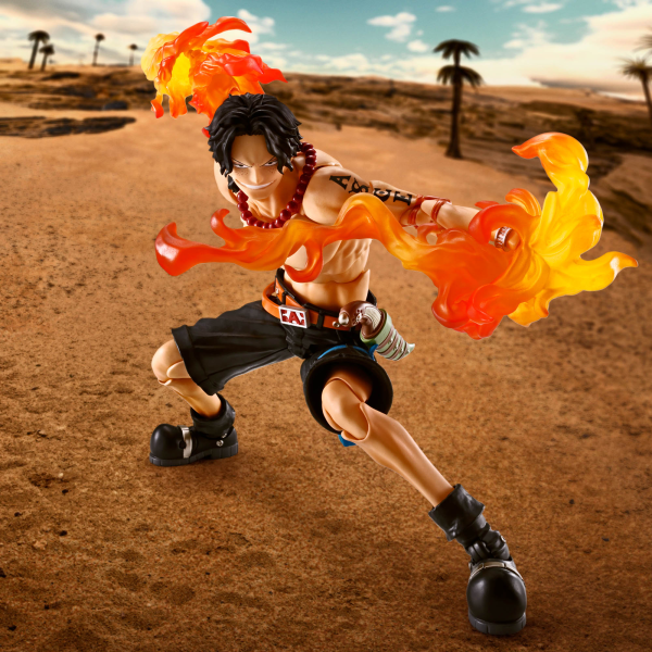 BANDAI Tamashii PORTGAS・D・ACE -FIRE FIST- "ONE PIECE", TAMASHII NATIONS S.H.Figuarts | 4573102668103