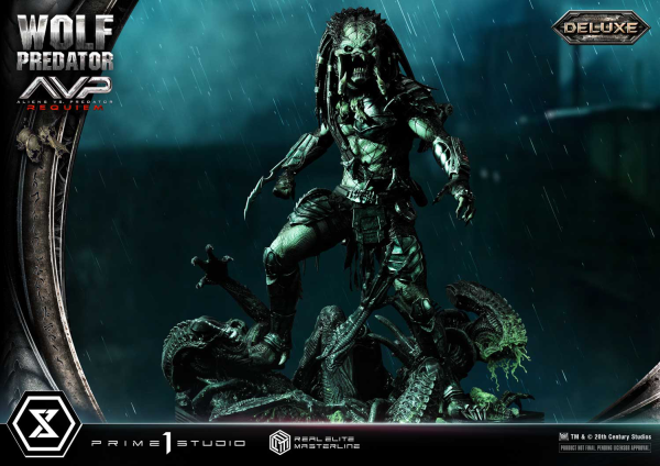Prime 1 Studio Real Elite Masterline Aliens vs. Predator: Requiem Wolf Predator DX Bonus Version | 4582647121646