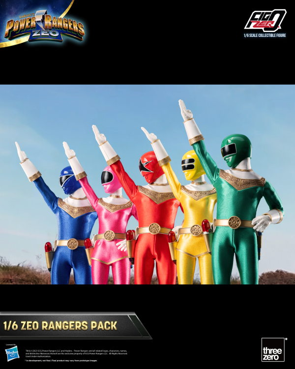 Three Zero Power Rangers Zeo - FigZero 1/6 Zeo Rangers Pack | 4895250810464