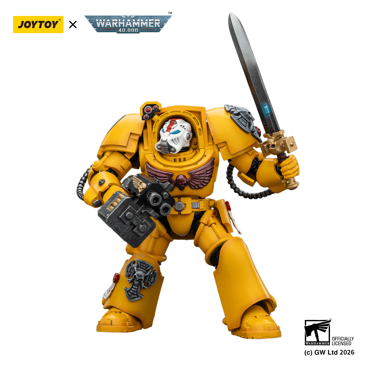 Imperial Fists Terminator 1 with Power Sword and Storm Bolter | 6927054403158