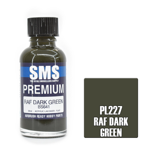 The Scale Modellers Supply (SMS) Premium RAF DARK GREEN 30ml | 744109799433