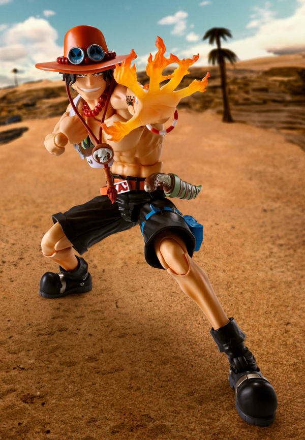 BANDAI Tamashii PORTGAS・D・ACE -FIRE FIST- "ONE PIECE", TAMASHII NATIONS S.H.Figuarts | 4573102668103