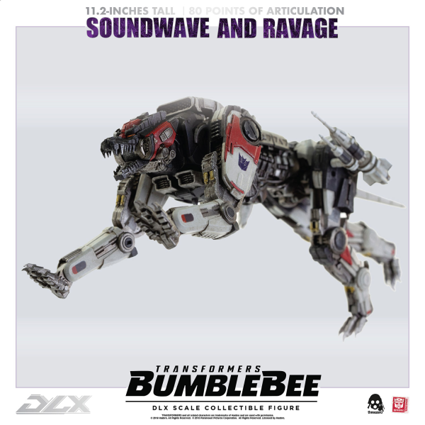 Three Zero Transformers: Bumblebee - DLX Soundwave and Ravage | 4897056202627