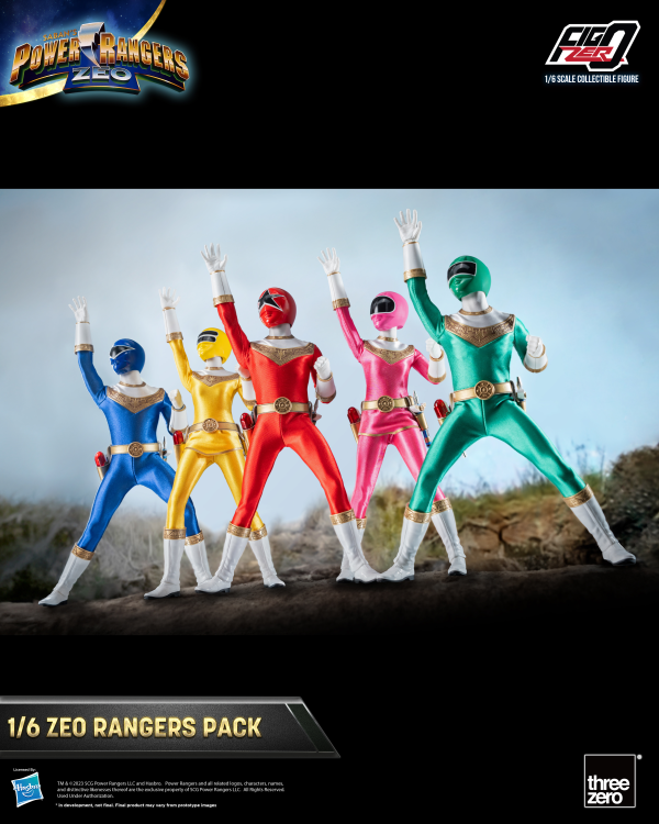 Three Zero Power Rangers Zeo - FigZero 1/6 Zeo Rangers Pack | 4895250810464