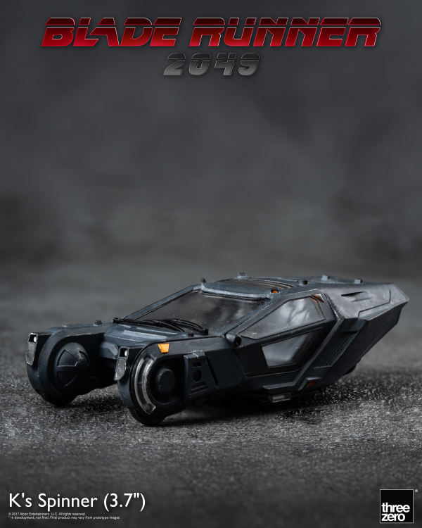 threezero Blade Runner 2049 - K's Spinner (3.7") | 4895250816022