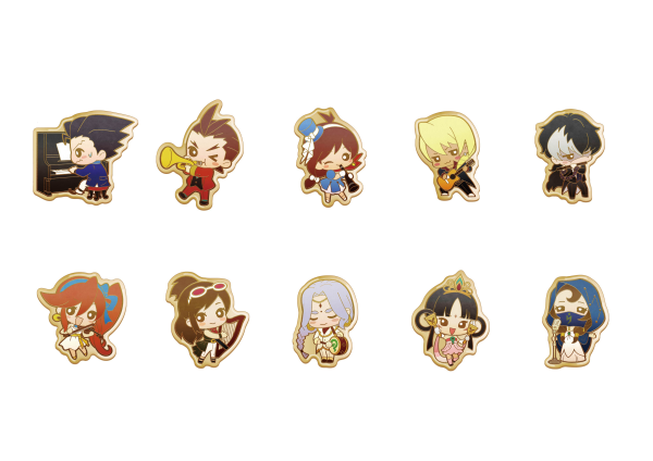 CAPCOM Apollo Justice: Ace Attorney Trilogy Orchestra Pins | 4976219128193