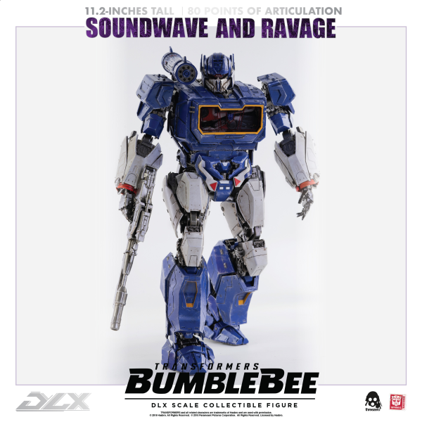 Three Zero Transformers: Bumblebee - DLX Soundwave and Ravage | 4897056202627