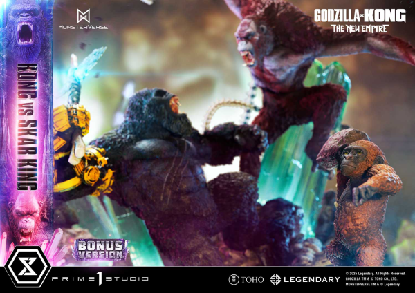 Prime 1 Studio Ultimate Diorama Masterline Godzilla x Kong: The New Empire (Film) Kong vs Skar King Bonus Version | 4582647121707