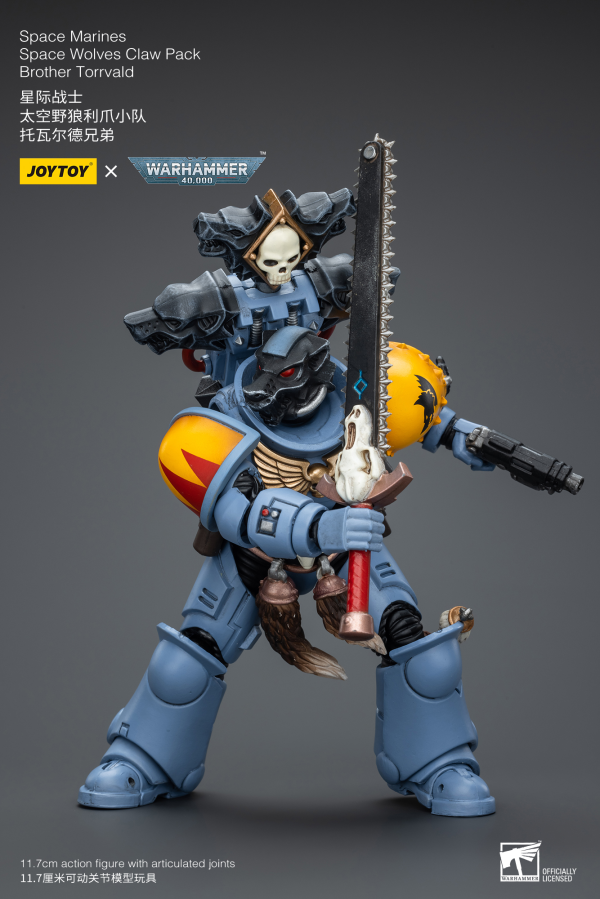 Joy Toy Space Marines Space Wolves Claw Pack Brother Torrvald | 6973130372733