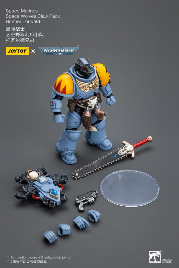 Joy Toy Space Marines Space Wolves Claw Pack Brother Torrvald | 6973130372733