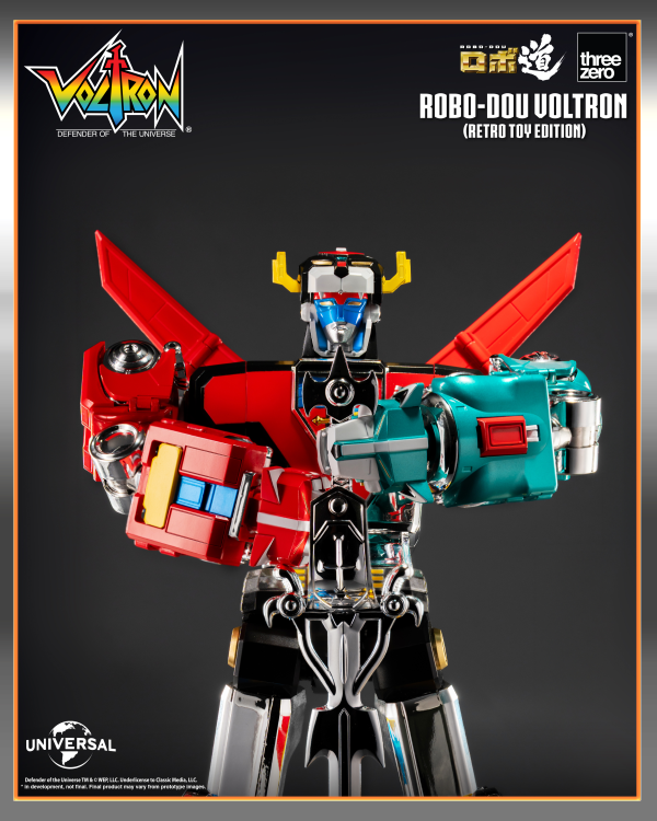 threezero Voltron: Defender of the Universe ROBO-DOU Voltron (Retro Toy Edition) | 4895250816800