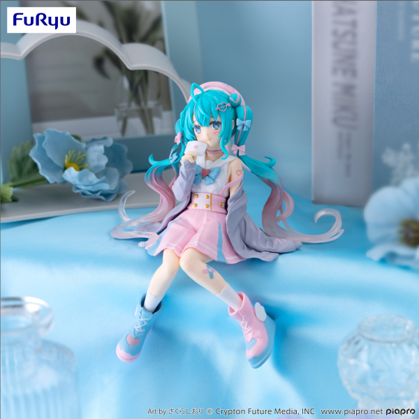 FURYU Corporation Hatsune Miku Noodle Stopper Figure -Love Sailor Grey Color ver.- | 4582655074781