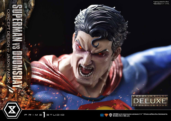 Prime 1 Studio Ultimate Museum Masterline Superman (Comics) Superman VS Doomsday (Concept By Jason Fabok) Deluxe Version | 4580708034164