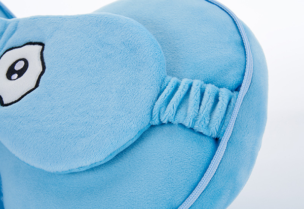 Gal & Dino 2-in-1 Miniature Pillow + Eye Mask | 4580590180390