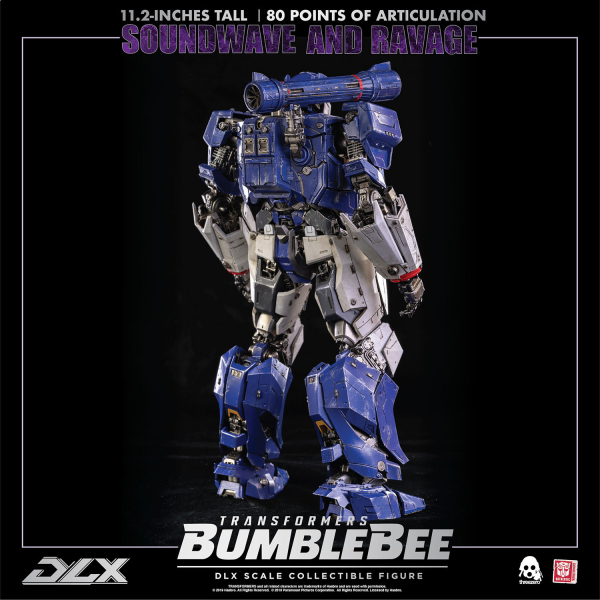 Three Zero Transformers: Bumblebee - DLX Soundwave and Ravage | 4897056202627