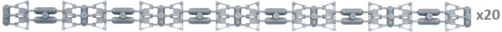 MiniArt 1/35 Pz.Kpfw III/IV Workable Track Links Set.Early Type | 4820183310712