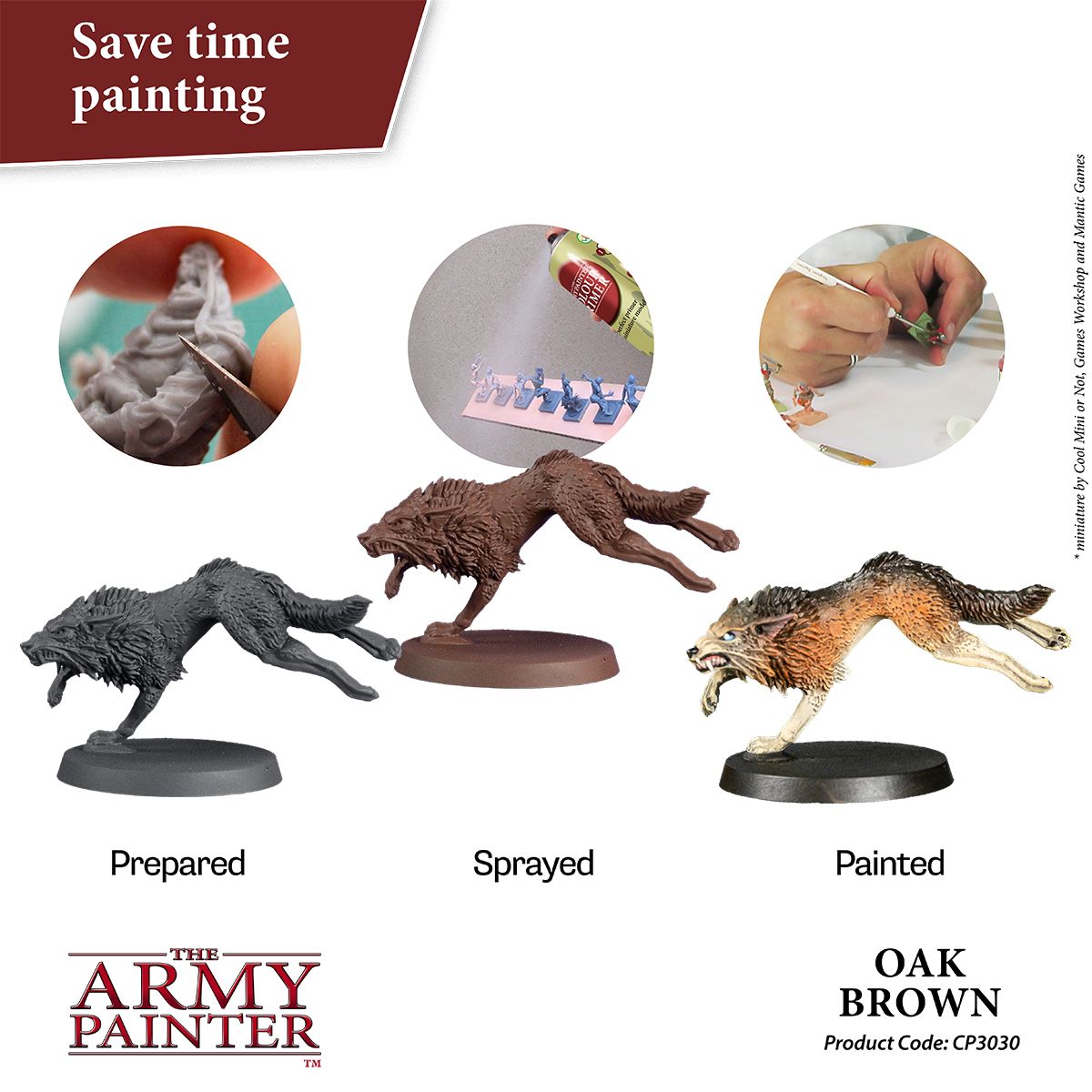Army Painter Colour Primer - Oak Brown | 5713799303010
