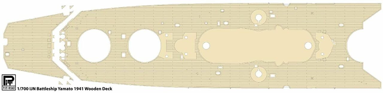 Pit Road 1/700 Detail Up Parts Set For IJN Battleship Yamato (Into Commission) | 4986470020037